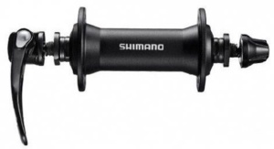 Втулка передняя SHIMANO Alivio T4000, 36 отверстий, QR, чёрная