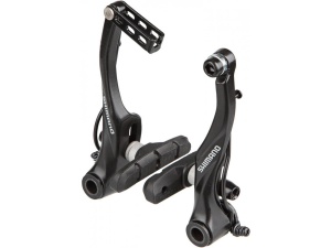 Тормоз SHIMANO v-br Alivio, T4000, пер, колодки S65T, серебро