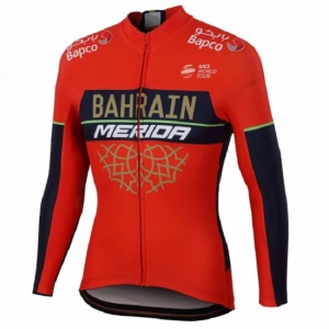 Джерси с длинным рукавом Merida Bahrain Victorious