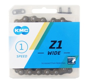 Цепь KMC Z1 WIDE, 1 ск., 1/2x1/8*x112 в торг уп