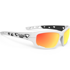 Очки Rudy Project AIRGRIP WHITE Gloss - Multilaser ORANGE