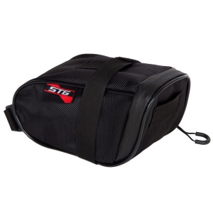 Велосумка STG под седло  влагозащищенная, 18х9х9 см, 1.1 л, черный модель 555-534