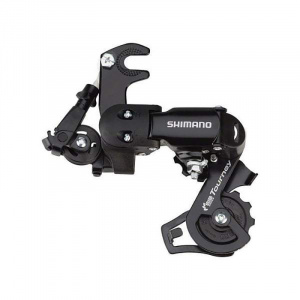 Переключатель задний SHIMANO Tourney, FT35, супер коротк лапка, для 1x6/7ск., крепление на ось