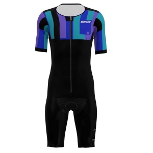 Трисьют с коротким рукавом Santini Aahonoui Viper - Ironman SS Trisuit Трисьют с коротким рукавом Santini Aahonoui Viper - Ironman SS Trisuit