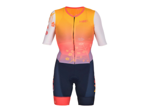Трисьют с коротким рукавом женский MAKO Trifonction Woman PRO Set-In Blossom
