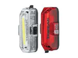 Фонари TOPEAK Aero USB 1W Combo, WhiteLite & RedLite kit, w/super bright COD LED