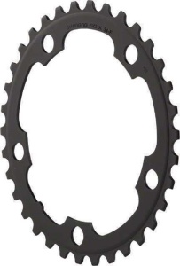 Звезда передняя SHIMANO FC-RS500, 46T-MJ, черная, для 46-36T