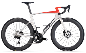Велосипед шоссейный BMC Teammachine R01 TWO Dura Ace Di2 2x12 Silver/Black/Red (2026)