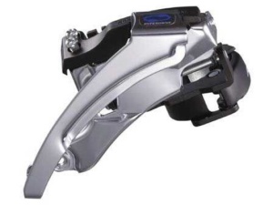 Переключатель передний SHIMANO Altus, M310, ун. тяга, ун. хомут, уг.:63-66