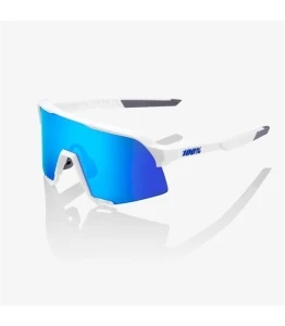 Очки спортивные 100% S3 Matte White / HIPER Blue Multilayer Mirror Lens