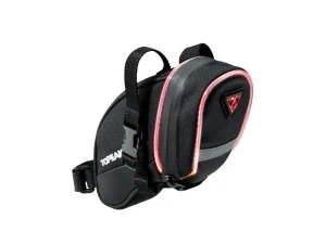 Велосумка TOPEAK AERO WEDGE iGLOW STRAP MOUNT SMALL  со светящейся окантовкой 0.5W