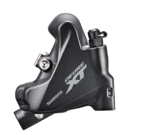 Калипер SHIMANO XT, M8110, задни., flat mount, с болтами для крепл. 25мм, полимерн. колодк. K04S