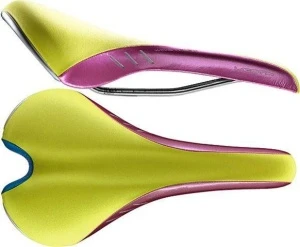 Седло Fizik VESTA желт - розов.