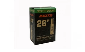 Камера Maxxis WELTER WEIGHT 26X1.5/2.5 (40/63-559) 0.8 LSV48 (B-C) Камера Maxxis WELTER WEIGHT 26X1.5/2.5 (40/63-559) 0.8 LSV48 (B-C)