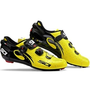 Велотуфли Sidi WIRE Carbon желтый Fluo /черный лакированный Велотуфли Sidi WIRE Carbon желтый Fluo /черный лакированный
