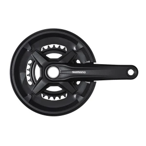 Система SHIMANO MT210-B, 175 мм, 36/22T, инт. вал. защ, чёрная, CL+3 мм, для 9-ск. Система SHIMANO MT210-B, 175 мм, 36/22T, инт. вал. защ, чёрная, CL+3 мм, для 9-ск.