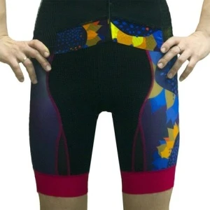 Велотрусы с лямками BIEMME Flowers '19