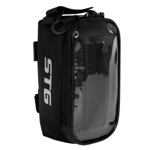 Сумка на раму STG влагозащищенная, 19х9х10 см, 1.5 л, черный модель 555-538