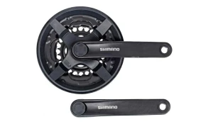 Система SHIMANO Tourney FC-TY301 Crankset with Chain Guard / 48/38/28T / 3x8/7/6-Speed (OEM)