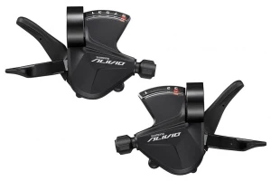 Шифтеры SHIMANO Alivio, M3100-R, прав, 9ск, на хомут, c индикатором, тр. 2050мм