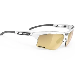Очки Rudy Project KEYBLADE White Gloss - MLS Gold