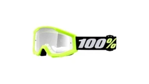 Очки детские 100% 100% Strata Mini Goggle Yellow / Clear Lens
