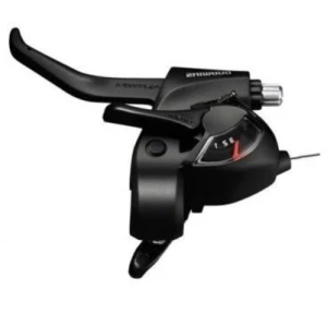 Тормозная ручка SHIMANO EF41, лев, 3ск, тр. 1800мм, цв. черн., б/уп.