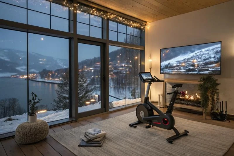 Зимние тренировки дома: как выбрать велотренажёр и не потерять форму