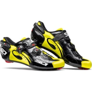 Велотуфли Sidi WIRE Carbon черный/желтый флюоресц. лакированный Велотуфли Sidi WIRE Carbon черный/желтый флюоресц. лакированный