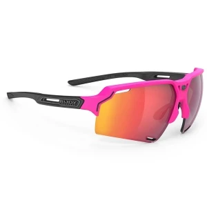 Очки Rudy Project DELTABEAT Pink Fluo/Black Matt - Multilaser Red