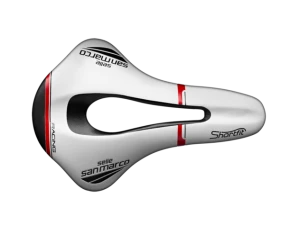 Седло Selle San Marco SHORTFIT Open-Fit racing wide white 250 x 144 mm