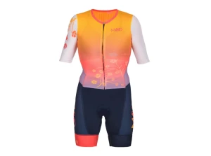 Трисьют с коротким рукавом женский MAKO Trifonction Woman PRO Set-In Blossom