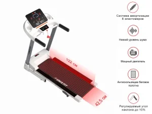 Беговая дорожка UNIX Fit ST 630R White