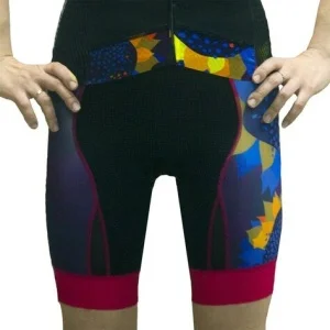 Велотрусы с лямками BIEMME Flowers '19