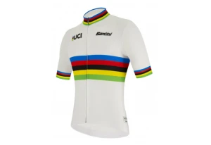 Джерси с коротким рукавом Santini UCI World Champion SS Cycling Jersey Джерси с коротким рукавом Santini UCI World Champion SS Cycling Jersey