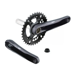 Система SHIMANO XT, M8100-2, 175мм, для 12ск., 36/26T, без каретки, CL 48.8мм