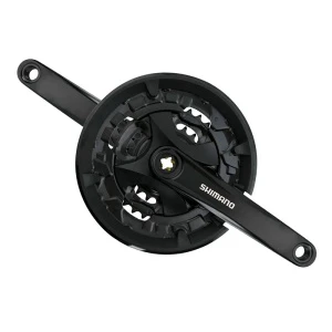 Система SHIMANO MT101, 175мм, для 3x9ск, Кв, 40/30/22, с защитой от цепи., с болтами креп,  черный Система SHIMANO MT101, 175мм, для 3x9ск, Кв, 40/30/22, с защитой от цепи., с болтами креп,  черный