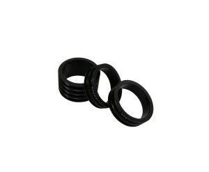 Кольцо NECO простав. SPACER-R 1-1/8"х15мм чёрное, ал.