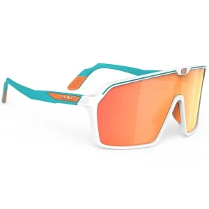 Очки Rudy Project SPINSHIELD White/Emerald Matte - Multilaser Orange