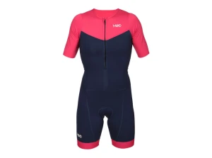 Трисьют с коротким рукавом MAKO Trifonction Woman Team Set-In Hot Pink
