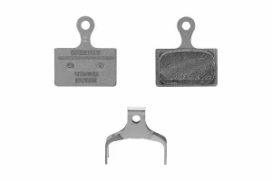 Тормозные колодки SHIMANO для диск т., K05Ti, пласт, пара, с пружин