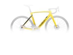 Рама Wilier Cento10  PRO желтый/черн. лак. 2020 + Alabarda