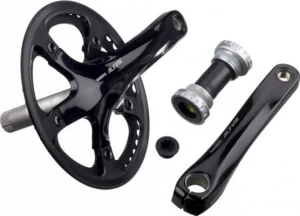 Система SHIMANO Shimano Alfine FC-S501 170мм, звезда 39T, двойная защита цепи, чёрная,с интегрирован