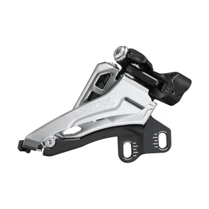 Переключатель передний SHIMANO SLX, M7100-E, E-type, side-swing, для 2X12, верхн. Тяга, для 36-38T, 