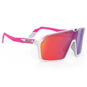 Очки Rudy Project SPINSHIELD White/Pink Fluo Matt - Multilaser Red