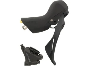 Тормозная ручка SHIMANO GRX ST-RX400 с тормозным калипером BR-RX400 лев.
