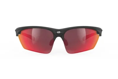 Очки Rudy Project STRATOFLY Black Matte - Multilaser Red (Черный)