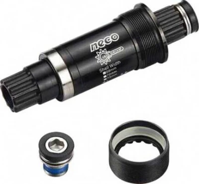 Каретка NECO B952 - 68х118мм шлицевой полый вал (Черный)