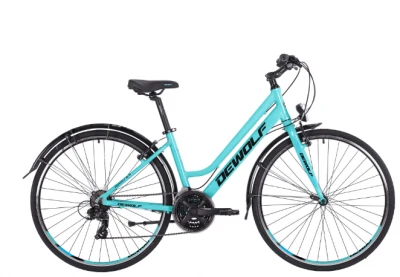 Велосипед DEWOLF ASPHALT 10 W 2021 (XS (150-165) Бирюзовый)
