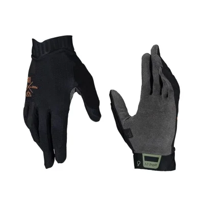 Велоперчатки женские Leatt MTB 1.0W GripR Glove (XS, Черный 2025)
